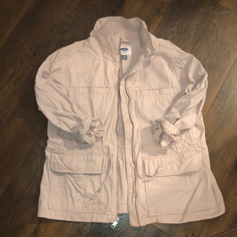 💥REDUCED💥 OLD NAVY light pink utility jacket